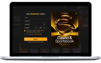 GoldenBet Casino register