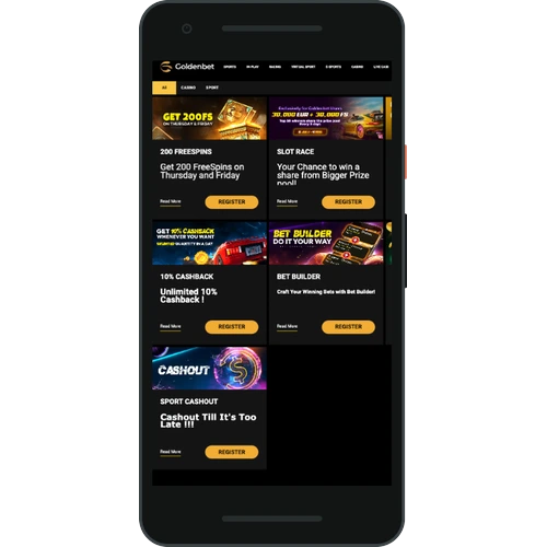 GoldenBet casino download