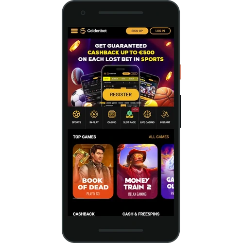 Golden Bet application